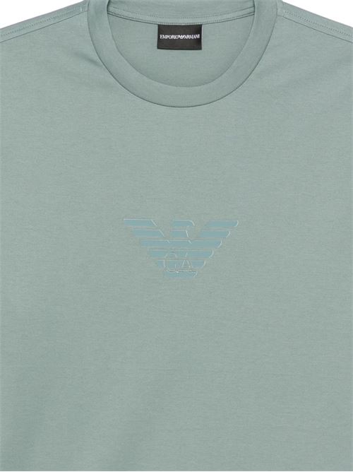T-shirt uomo Emporio Armani salvia con logo EMPORIO ARMANI | EM004583AF13669M9112